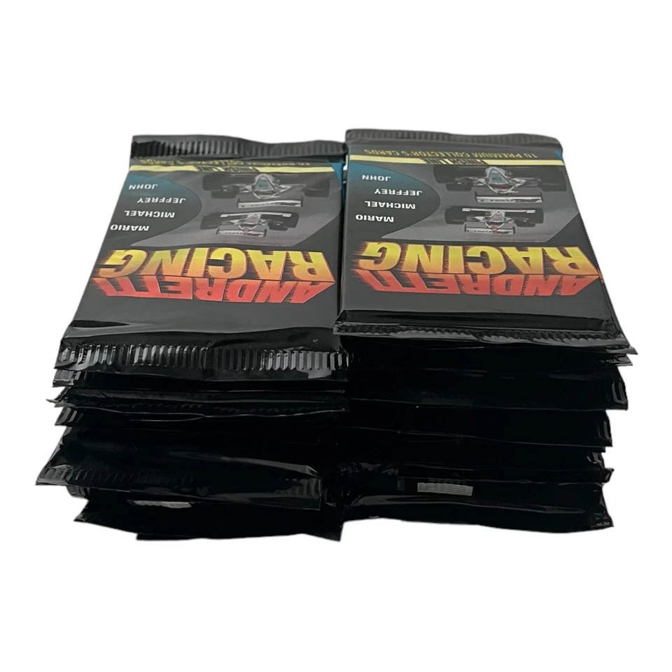 (24) 1992 Collect-a-Card Andretti Family Racing 10 Card Pack Lot - Image 4 of 4