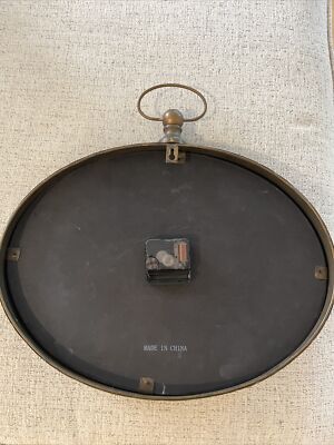 Needs Repair- Oval French Wall Clock Vintage Style, Galerie du
