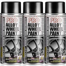 Wheel Paint Bavarian Dark Anthracite x3 E-Tech 400ml For Alloy Wheels