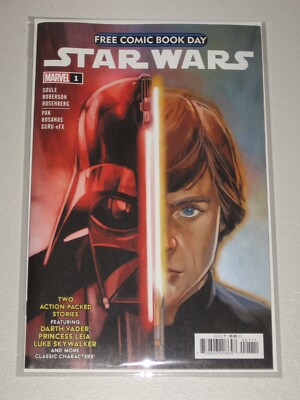 Star Wars Unstamped 2024 FCBD Near Mint in Mylar w/Board! 8 pix SUPER Packing!