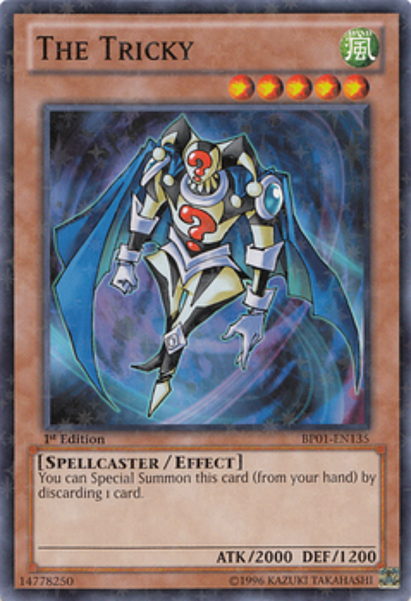 The Tricky BP01-EN135 Starfoil Rare Near Mint 1st Edition YUGIOH