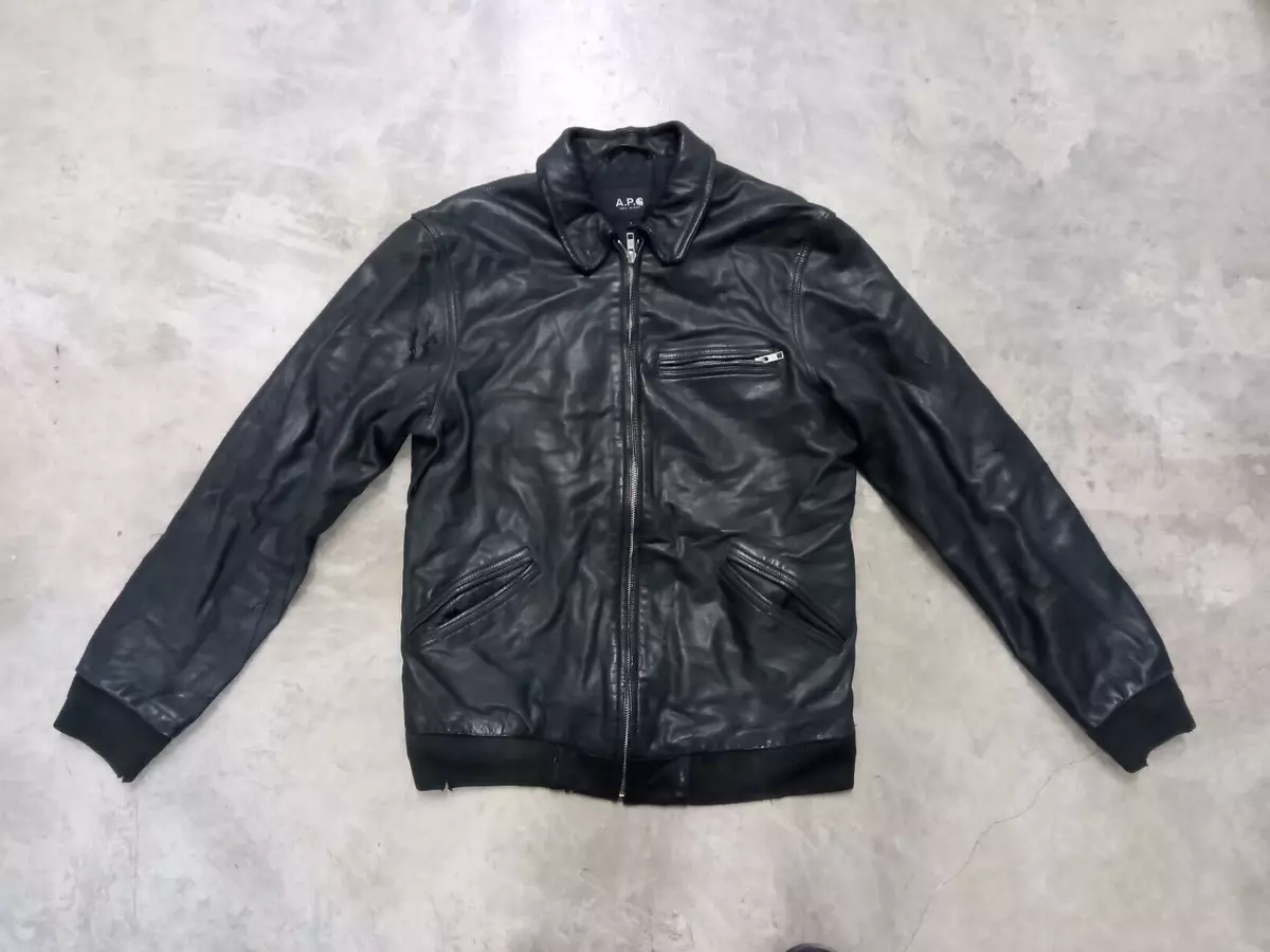 APC x Carhartt Detroit Leather Jacket. S Rare Super Grail