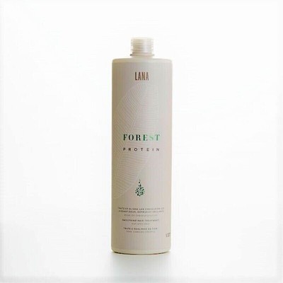Lissage Brésilien Lana Forest - Traitement à La Kératine Et Protéines De Soie - 1 Litre - Neuf Pour Cheveux Bouclés, Colorés, Abîmés