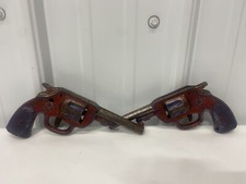 Wyandotte Log Of 2 Toy Tin Litho 5 STAR Clicker Toy Gun