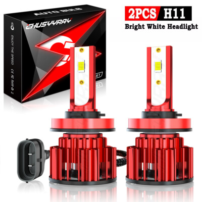 For Honda Pilot 2006-2017 2018 2pcs LED Headlight Low Beam Bulbs Kit 6000K