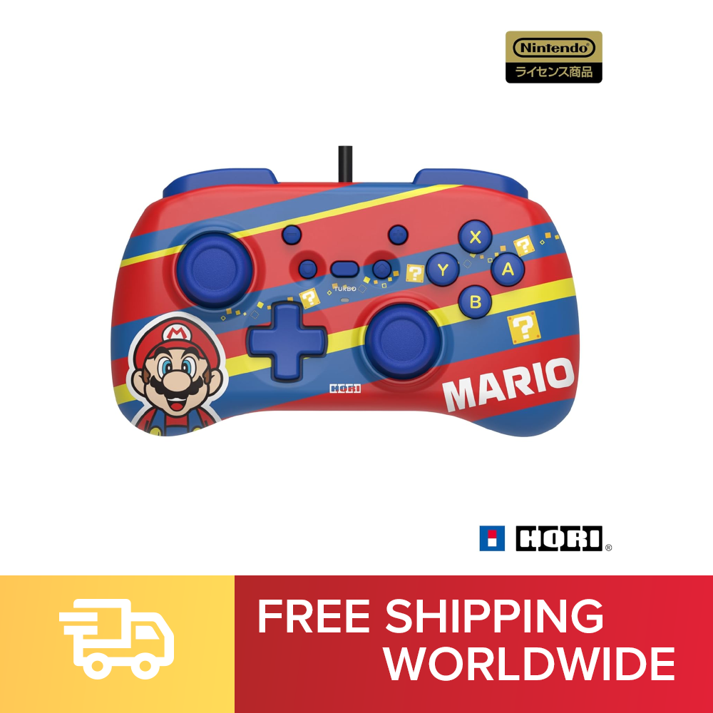 Super Mario Horipad Mini for Nintendo Switch™ Equipped with rapid