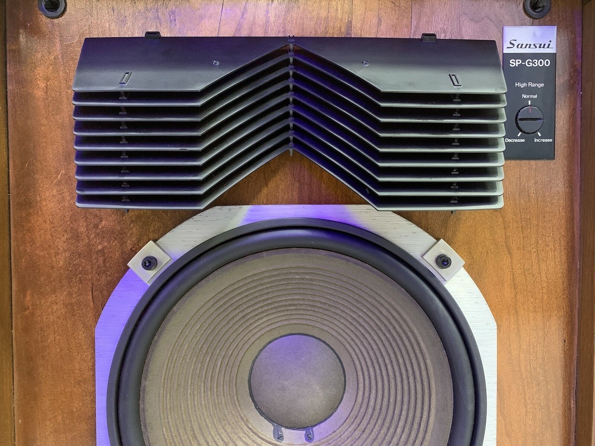 SANSUI SP-G300 Vintage 1977 Hi End 2 Way 3 Speakers RARE SANSUI SP-G300 Vintage 1977 Hi End 2 Way 3 Speakers RARE