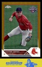2023 Topps Pro Debut Cutter Coffey Chrome Gold Refractor SN18/50 #PDC-197 FCL