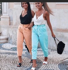 ZARA slouchy jeans bloggers favorite