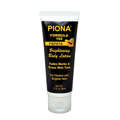 PIONA Formula 102 PAPAYA Brightening Body Lotion 2.7 Oz.