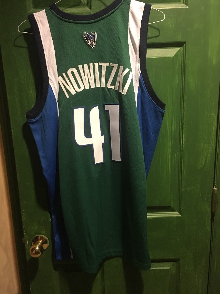Adidas Dallas Mavericks Nowitzki Jersey With The Final Patch size 44 image 4