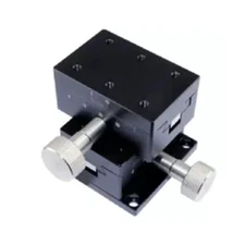 X Axis 4060 Dovetail Manual Trimming Platform Gear Sliding Stage Table 40*60mm