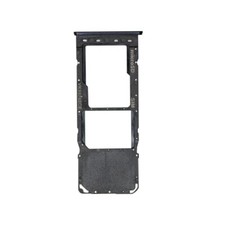 SIM microSD Card Tray Single for Samsung Galaxy A10 Black Cell Phone Repair Part