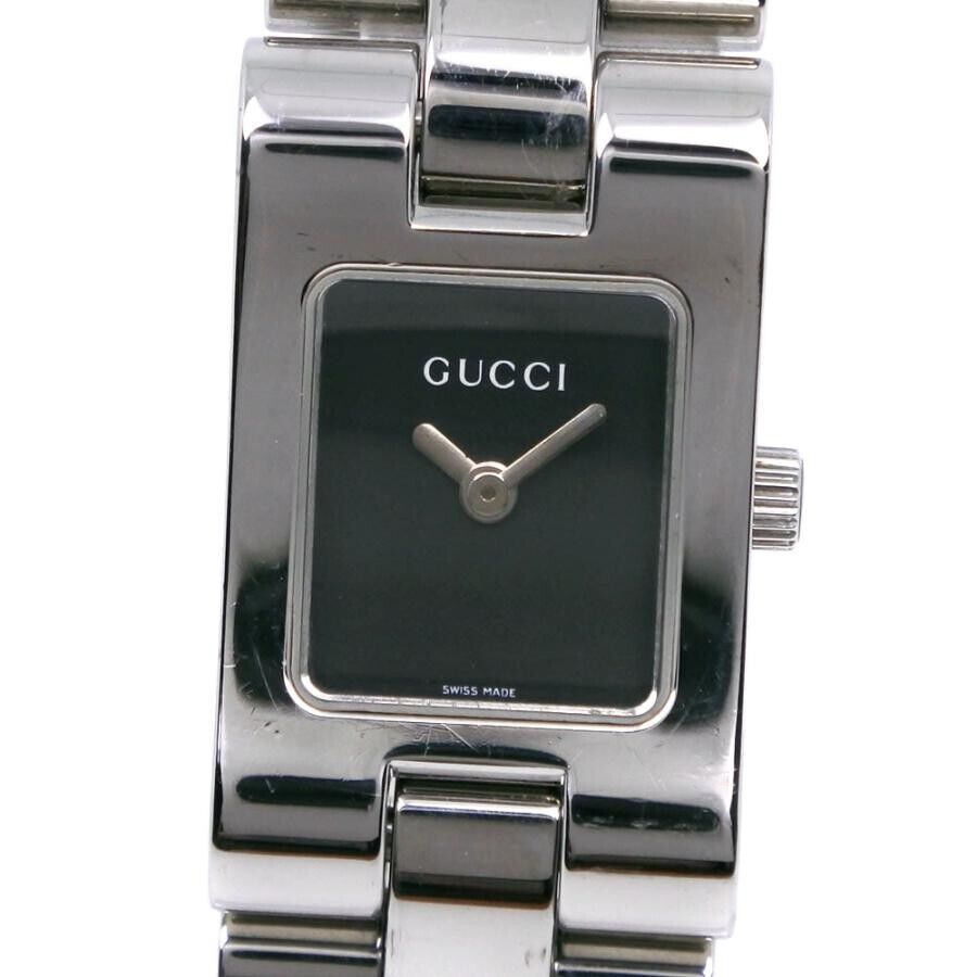 Gucci 2305L Watch Quartz 17mm Women's Black Dial Swiss Made Gucci 2305L Watch Quartz 17mm Women's Black Dial Swiss Made