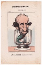 Cartoon Henri Conneau War of 1870 Second Empire Napoleon III Blood