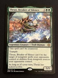 Thrun, Breaker of Silence #186 Promo Pack: Phyrexia: All Will Be One