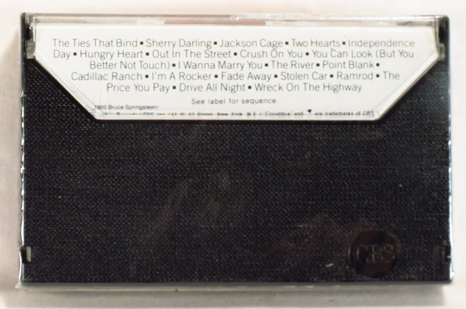 BRUCE SPRINGSTEEN ‎– The River 1987 US Reissue cassette SEALED - Image 2 of 3