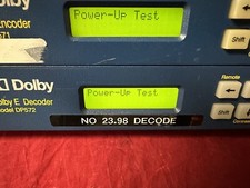 Dolby DP571 Encoder AND DP572 Decoder Dolby E Set Lot Pair