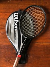 RARE Wilson Javelin 95 4 3/8 grip VTG Stefan Edberg  W  Split Throat With Case