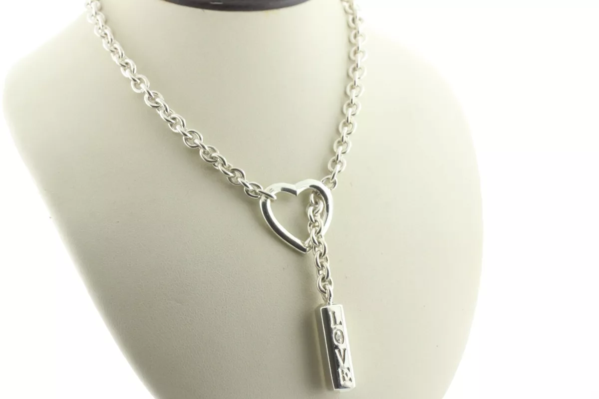 Lock and Key Lariat Necklace in 10K Gold