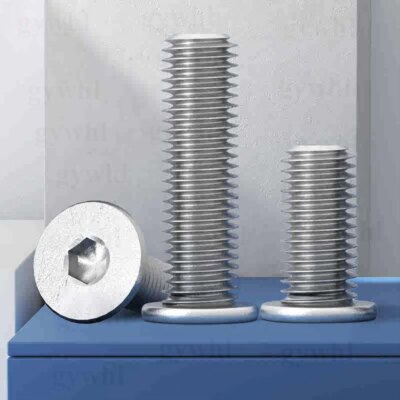 【koki A2 STAINLESS FLAT】 A2 Stainless Steel Ultra Thin Wafer Flat Head Low Profile Screws