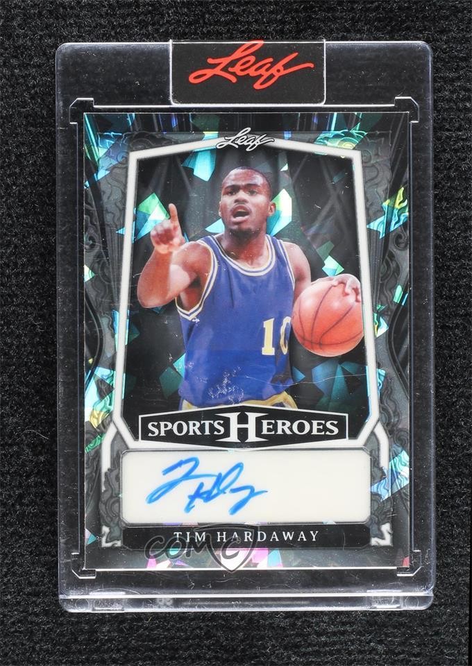 2025 Leaf Metal Sports Heroes Silver Crystals /35 Tim Hardaway Auto HOF 1l2