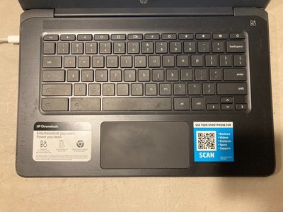 HP TPN-Q216 Chromebook AMD A4-9120C Laptop PC 4GB RAM 32GB eMMC