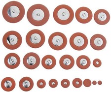 Jiayouy 25 Pieces Leather Pads Alto Sax Pads Replacement Set Saxophone Repair Pa