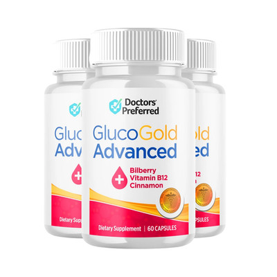 3-Pack Gluco Gold Advanced, GlucoGold Glycogen & Blood Balance - 180 Capsules