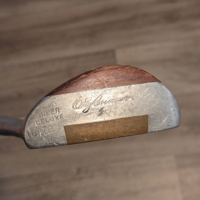 Rare Antique Otey Crisman Super Deluxe 16 HBW Hickory Shaft Golf