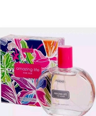 PARFUM-AMAZING LIFE FOR HER-BY FIGENZI-EAU DE PARFUM 100 ML FEMME-SPRAY-NEW