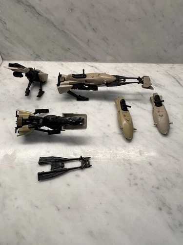 Vintage Star Wars Kenner ROTJ 1983 Speeder Bike Parts Pieces