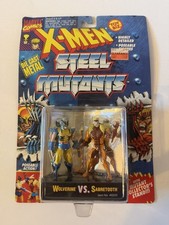 Toy Biz Wolverine vs Sabretooth Marvel X Men Steel Mutants New Vintage 1994