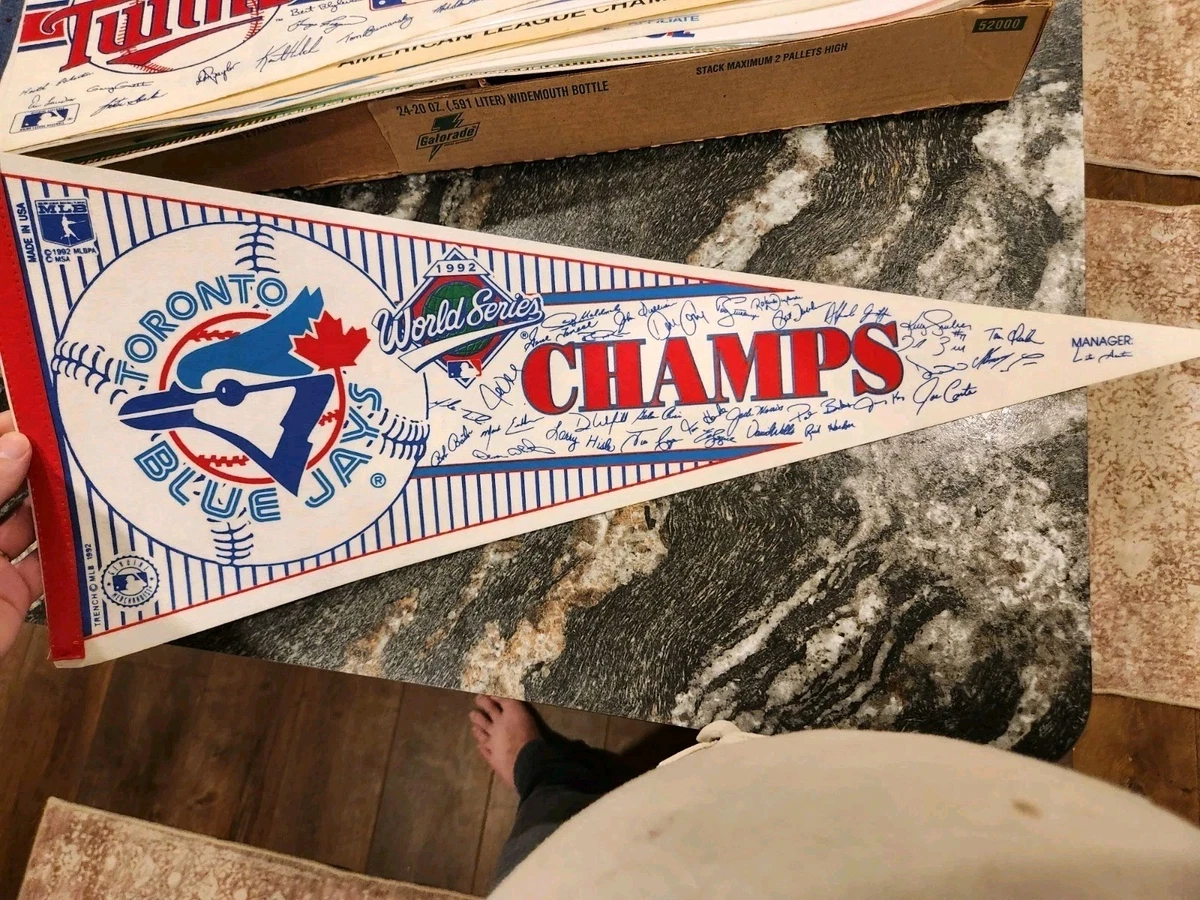 激レア！ブルージェイズ ワールドチャンピオン記念プレート 1992年　大リーグ Toronto Blue Jays Baseball 1992 Vintage Sports Memorabilia for