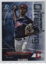 2018 Bowman #Bowman Trending Mega Box Mojo Refractor Triston McKenzie ##-TM 0sp3