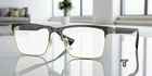 VERSACE VE1285 1443 Black Demo Lens 56 mm Men's Eyeglasses