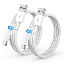 Car Carplay Cable for iPhone 16/15,for Apple 3ft 2Pack USB A to USB C Charging