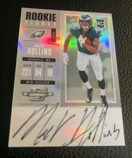 MACK HOLLINS 2017 PANINI CONTENDERS OPTIC ON CARD ROOKIE AUTO RC #140‼️. rookie card picture