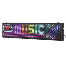 40x8 in LED Scrolling Sign Digital Display Programmable Board P10 Full-color