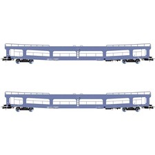 Rivarossi HR4421 H0 2er Set Autotransportwagen DDm916, DR, Ep. IV H0 + Neu