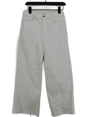 Good American Damen Jeans UK 12 weiß 100% andere weites Bein