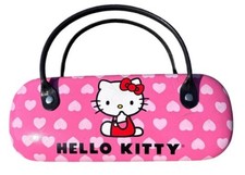 Vintage Hello Kitty 6 Pink Eyeglass Case Excellent Condition Rare Fast Shipping