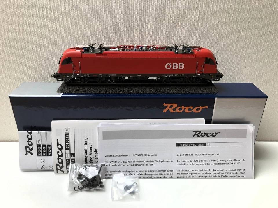 Roco 7520032 AC-H0-ÖBB Elektrolok der Reihe 1216 (Taurus 3), neuwertig in OVP. - Bild 2 von 4