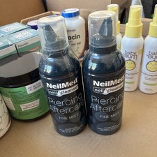 2 X Neilmed Neilcleanse Piercing Aftercare, Fine Mist, 6.3 Fluid Ounce Exp 06/29