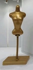 Vintage Mattel Barbie Gold Dress Form Mannequin Display Doll Accessory