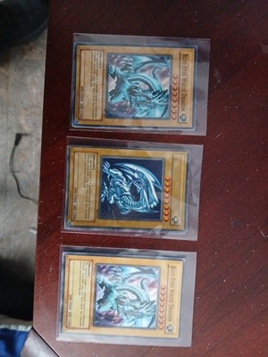 3 Blue Eyes White Dragons 1st Edition