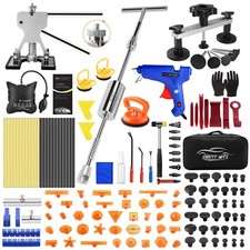 DentWiz 142PCS Paintless Dent Repair Kit   Car Dent Puller Tool Set with S