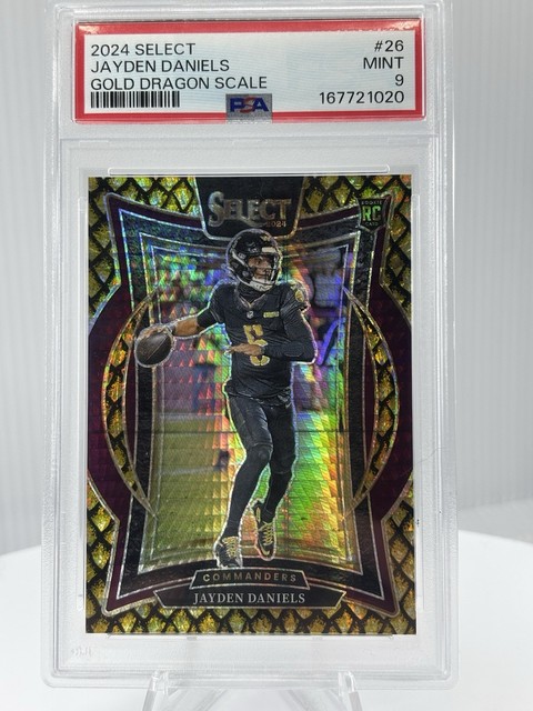 Jayden Daniels 2024 Panini Prizm Gold