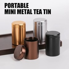Tragbare Mini-Metall Teedose – luftdichter geruchsdichter Behälter für losen Tee