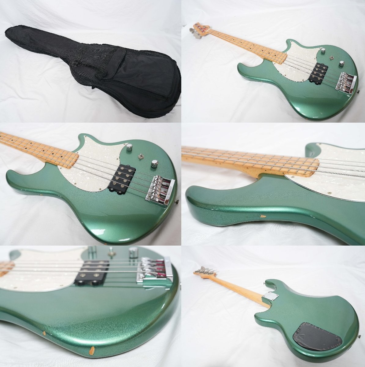 Electric Bass Guitar Fernandes FSB-65 ATLAS 4X Turquoise Metallic